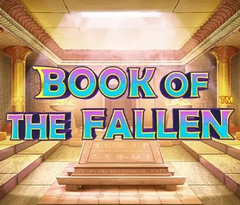 Official Slots logo: Book of the Fallen by Pragmatic Play at Verde Casino