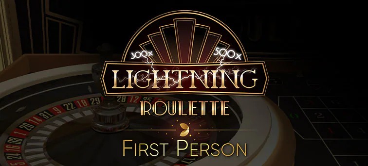 Official Live Shows logo: First Person Lightning Roulette by Evolution at Verde Casino